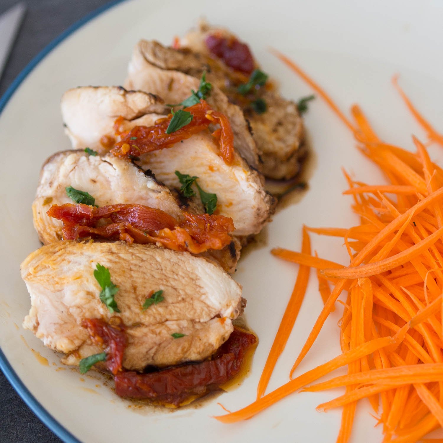 Balsamic Grilled Chicken with Sun Dried Tomatoes » Civilized Caveman