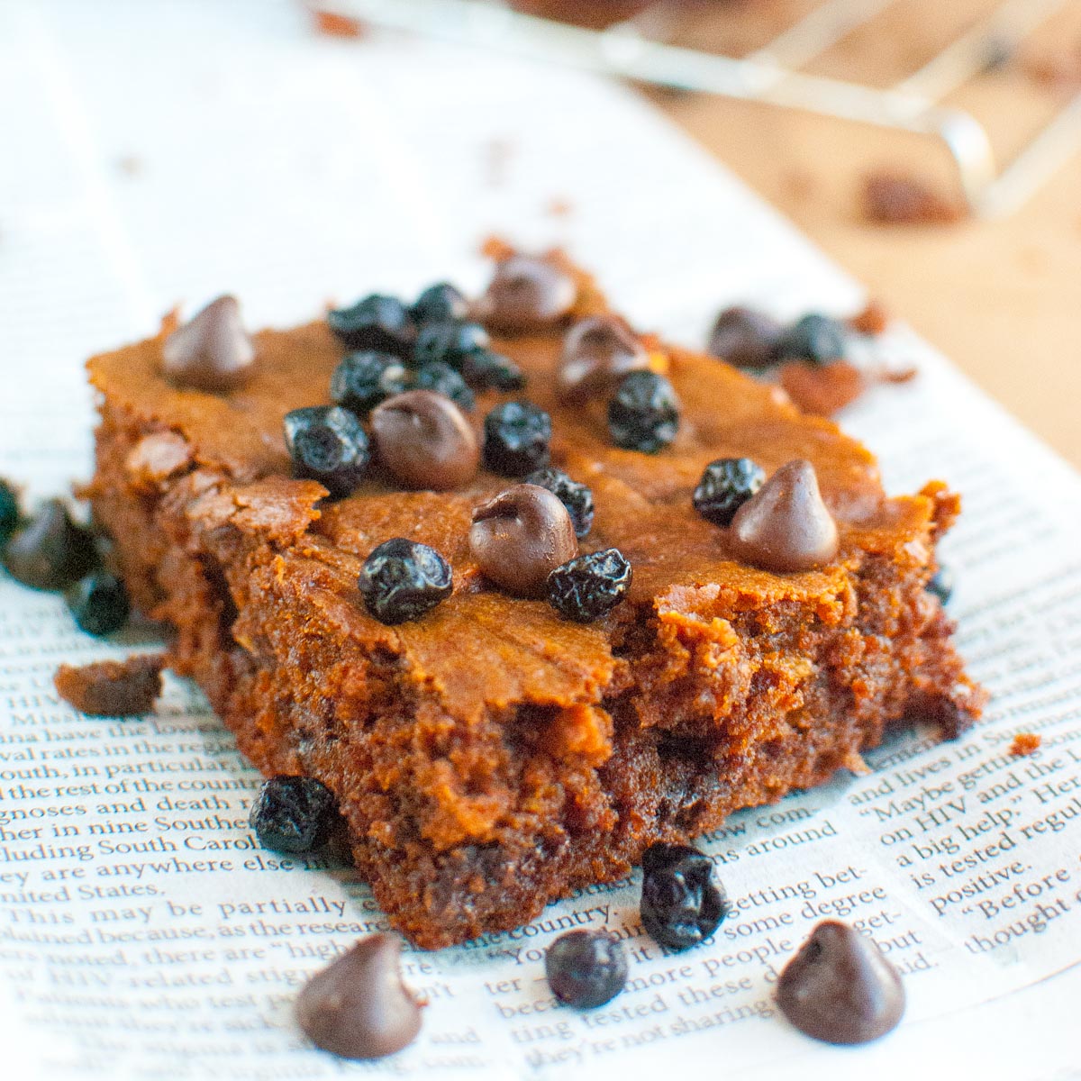 Blueberry Banana Brownies » Civilized Caveman