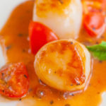 Baked scallops