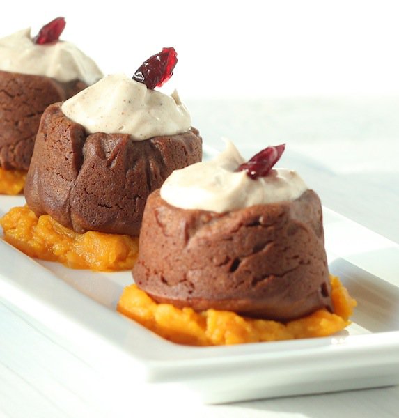 Pumpkin Brownies with Pumpkin Pie Frosting
