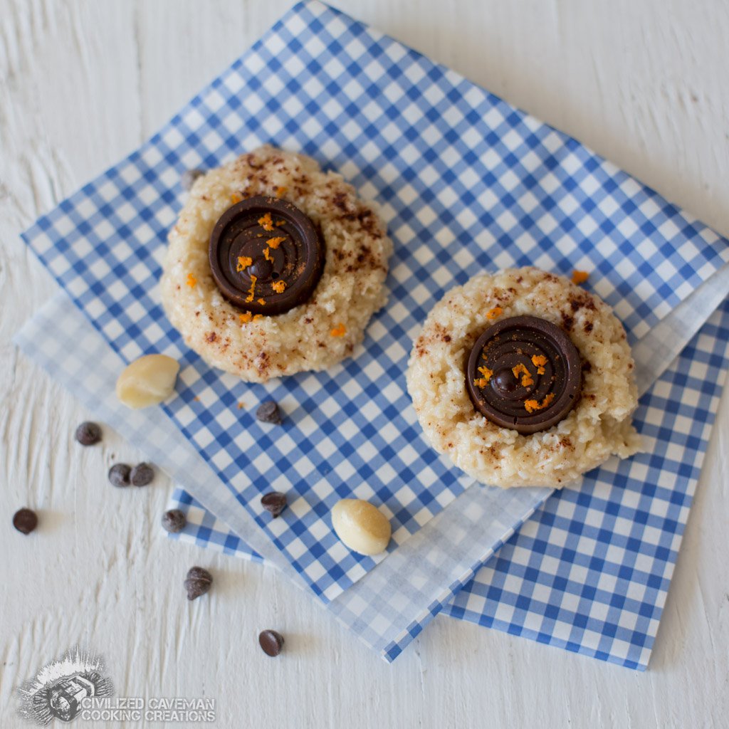 Paleo Indulgences Raw Macadamia Thumbprint Cookies