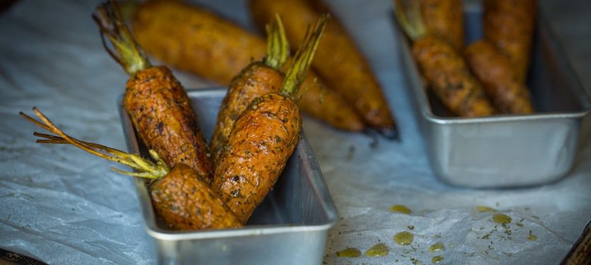 Roasted Carrots with Dill