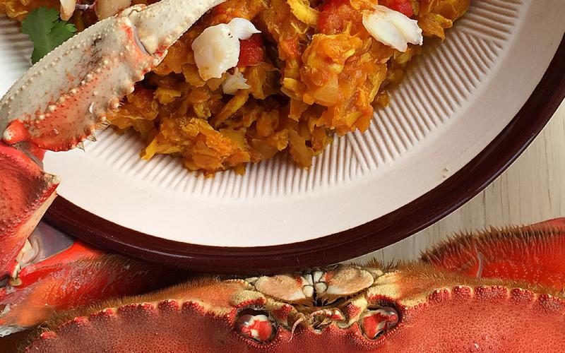 easy crab curry