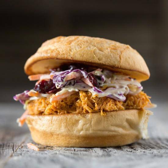 Zesty Crockpot Chicken Sandwiches - Finding Beautiful Truth