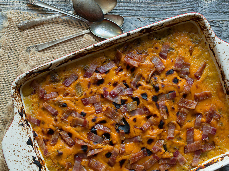 Four Layer Beef & Bacon Casserole - The Paleo Kitchen